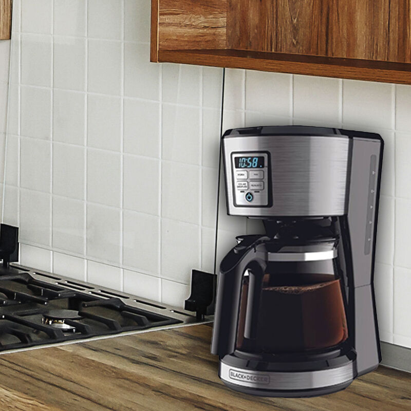 Cafetera Programable Filtro 12 Tazas 1000W Blac... image number null