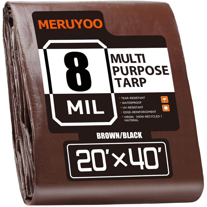 Lona Meruyoo 6x12 m Impermeable Y Resistente A ... image number null