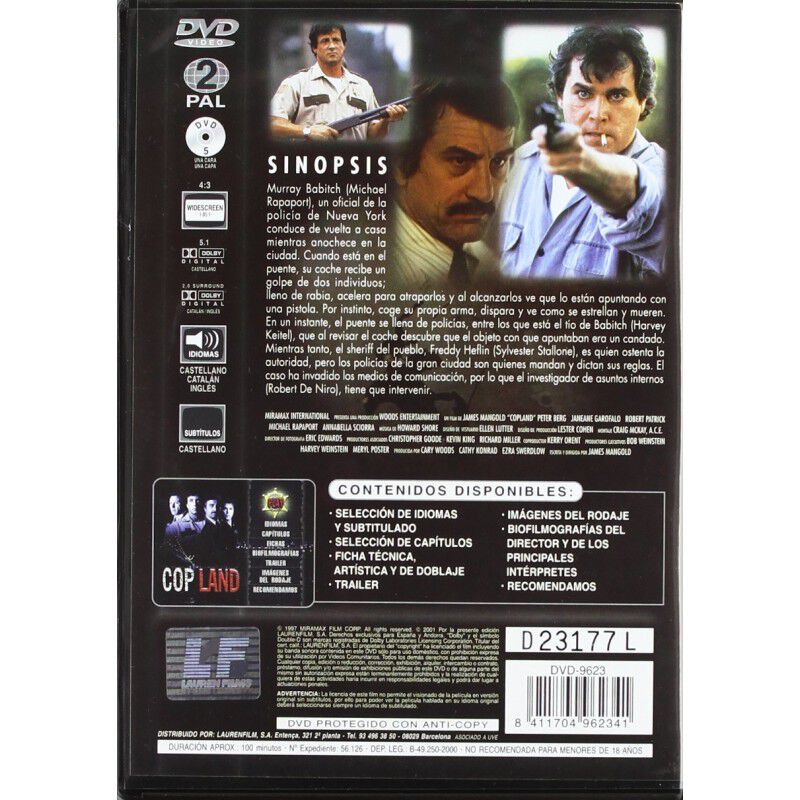 Cop Land [DVD] image number null
