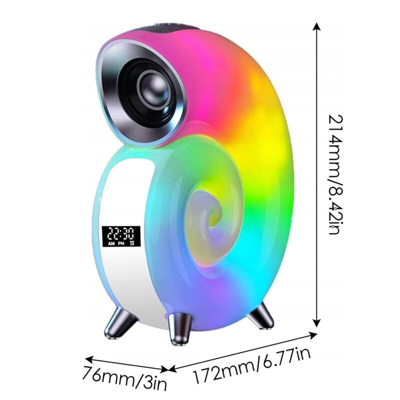 Lámpara de caracol con luz RGB image number null