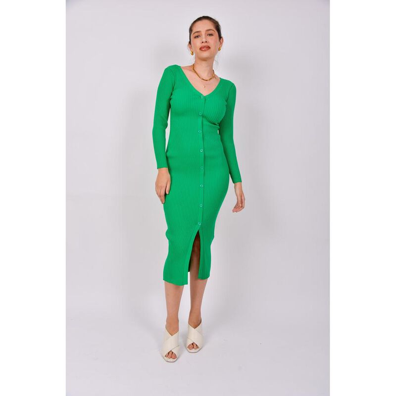 Vestido Abierto de botones image number null