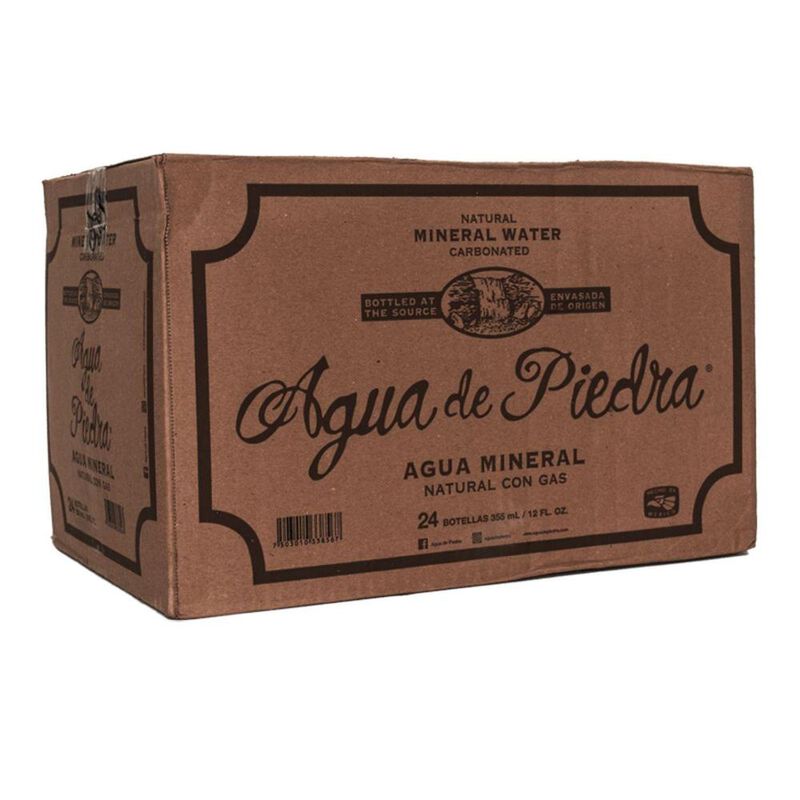 Agua Mineral Agua De Piedra Con Gas Pack 24 Und... image number null