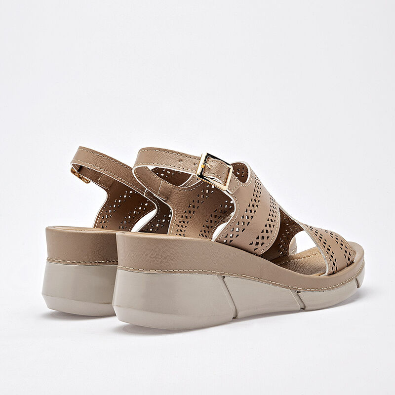 Maxim sandalia cu&ntilde;a para mujer beige cod 140611... image number null