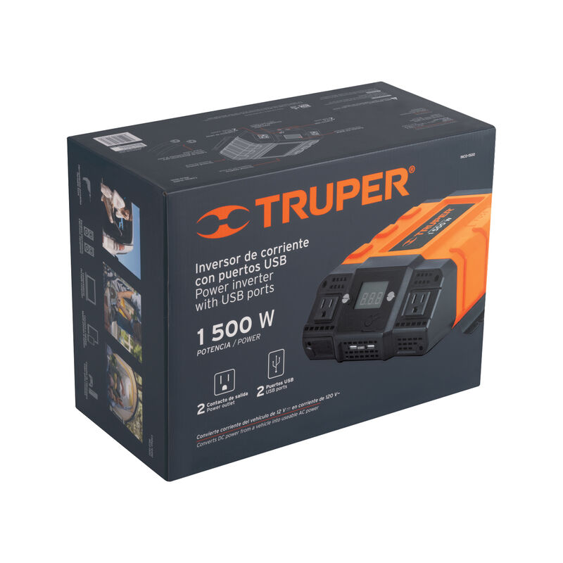 Inversor de Corriente de 1500 W Truper image number null