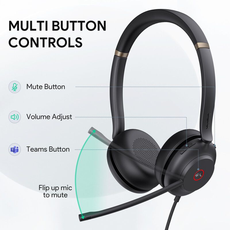 Auriculares Usb Yealink Uh37 Con Micr&oacute;fono Con ... image number null