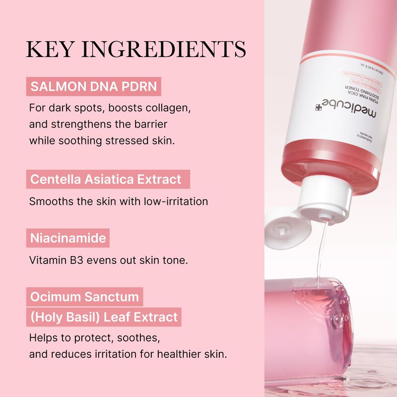 T&oacute;nico Medicube Salmon Dna Pdrn Pink Cica Calma... image number null