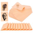 Piel De Tatuaje Tuxiya 50 Piezas 19 &times; 14,5 cm Pr&aacute;ctica En Blanco
