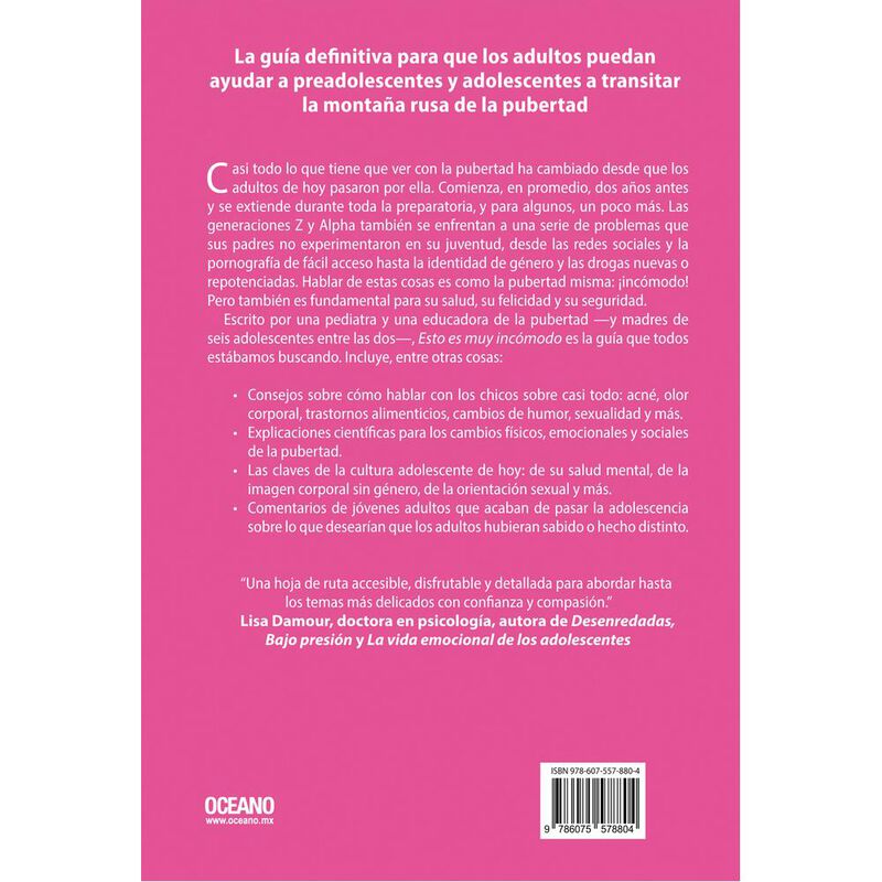 Esto es muy inc&oacute;modo. Pubertad moderna explicad... image number null