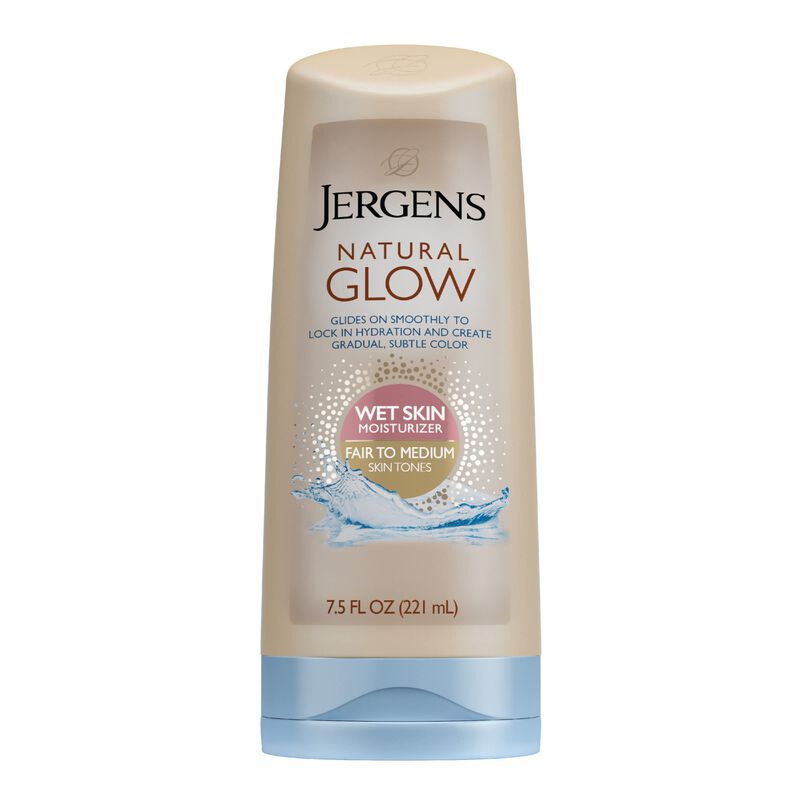 Loci&oacute;n De Ducha Jergens Natural Glow Para Piel ... image number null