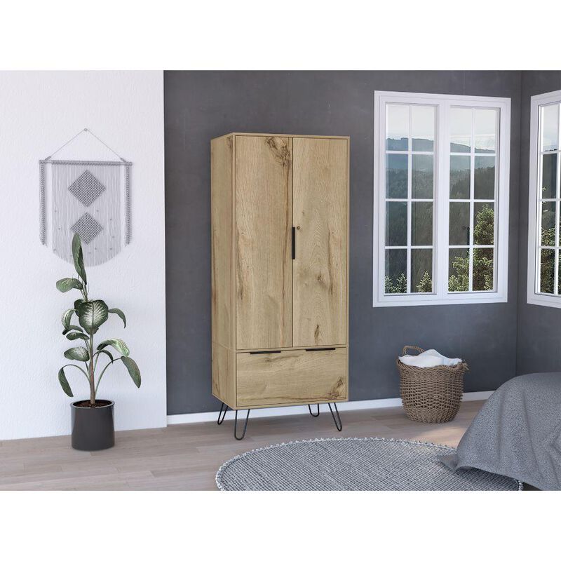 Closet Ali Café Claro y Wengue Virtual Muebles image number null