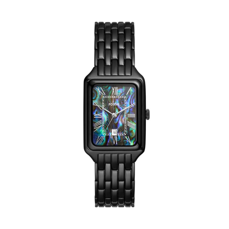 Reloj Fossil Raquel Es5340 Negro De Acero Inoxi... image number null