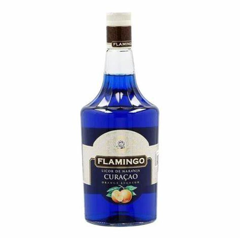 Flamingo Licor Blue Curazao 1 L image number null