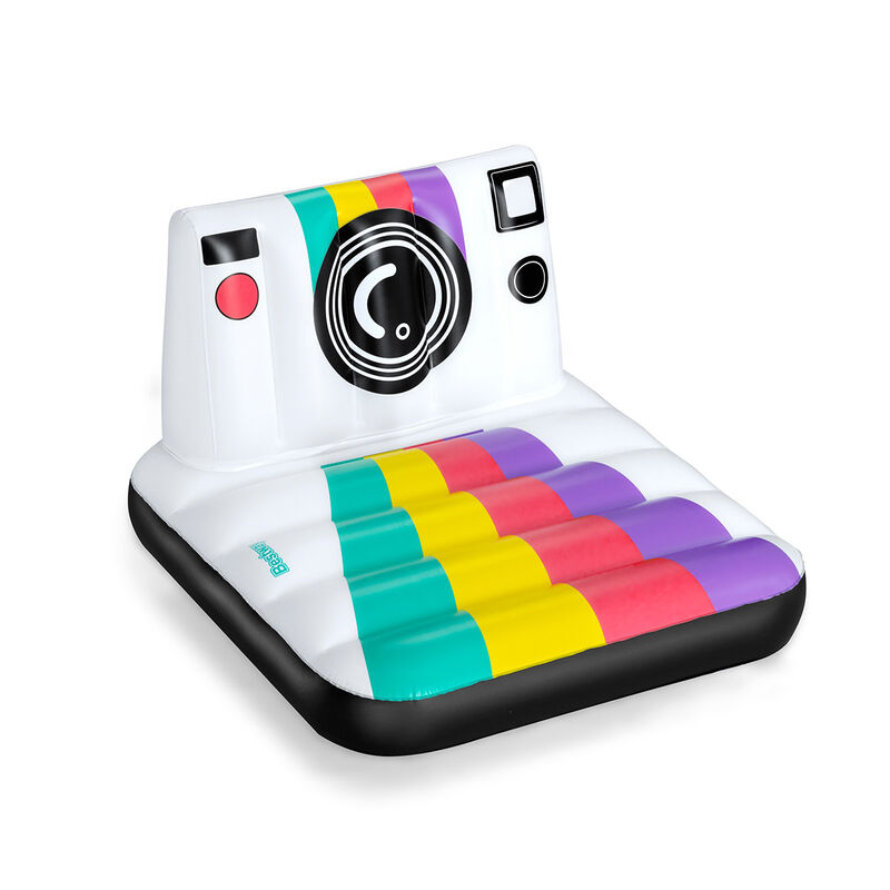 Cama Inflable 1.27m x 1.02cm con Portavaso y Re... image number null