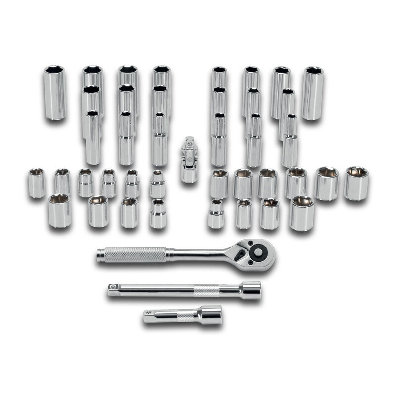 Juego de 45 Herramientas Cuadro 3/8' Std y Mm p... image number null