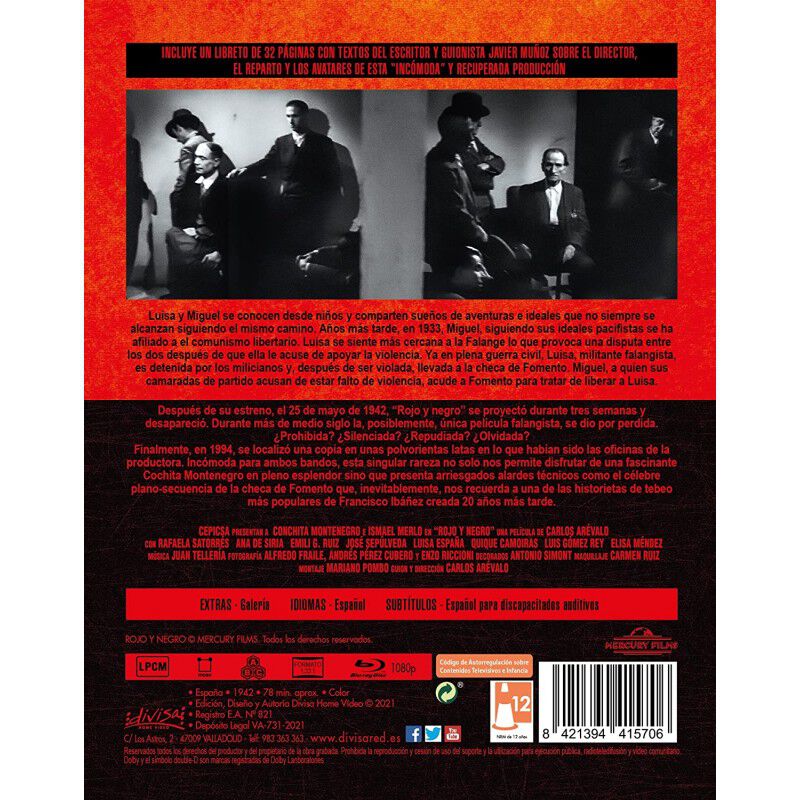 Rojo y Negro (Edici&oacute;n Especial BD + Libreto + F... image number null