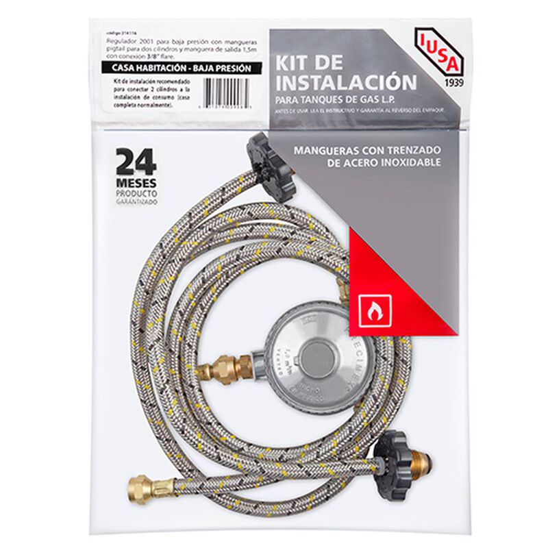 Kit de Instalación Para 2 Tanques de Gas L.P. B... image number null