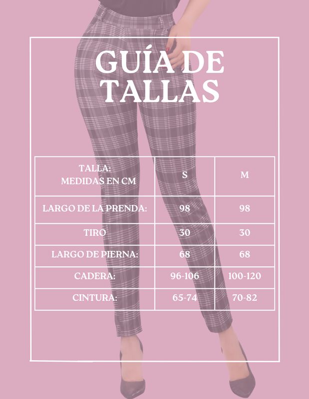 Jeggins Mujer Legging Pantalón A Cuadro Mallone... image number null
