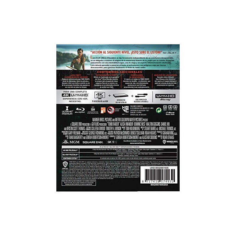 Tomb Raider [4k Uhd, Blu-ray] (2018) image number null