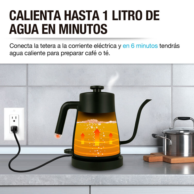 Tetera Eléctrica Cuello de Cisne Casa Litus image number null