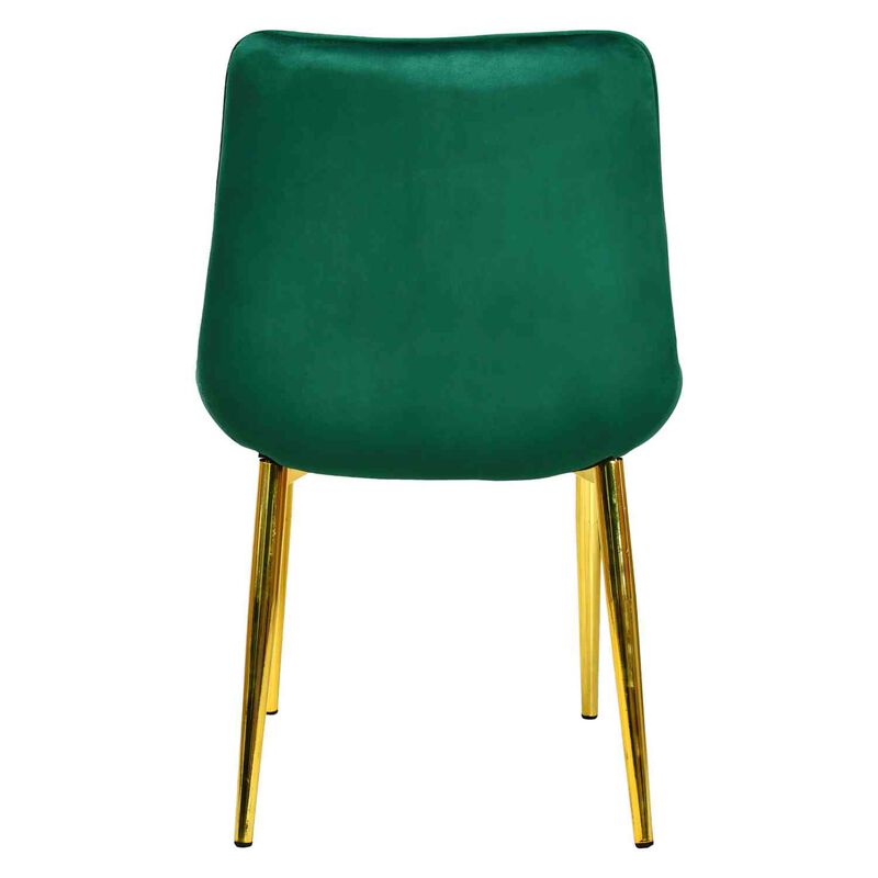 Set 2 Sillas Comedor Tapizadas Terciopelo Elega... image number null