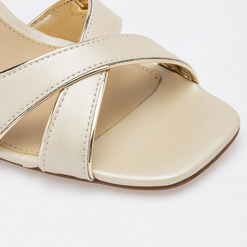 Lady Paulina zapatilla abierta para mujer beige... image number null