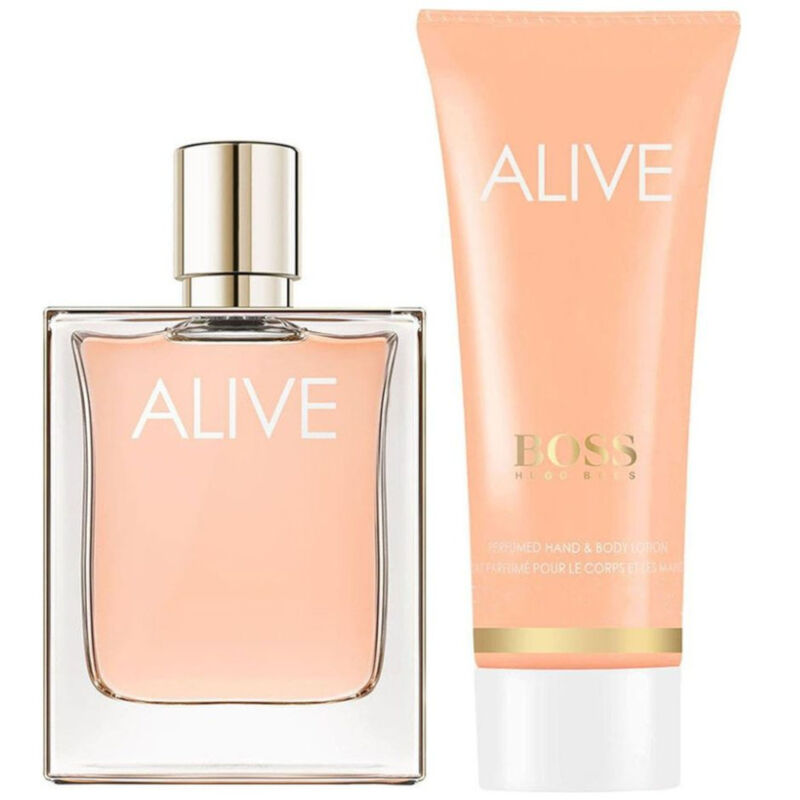 Set Boss Alive 2 Pzs 80 Ml Edp Spray / Body Lot... image number null