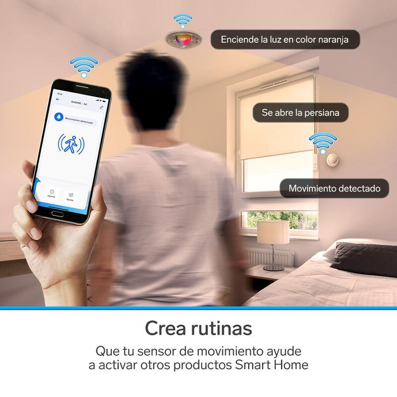 Steren SHOME-141 Sensor de movimiento (PIR) Wi-... image number null