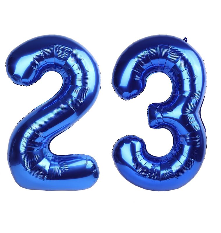 Globo Argthjy 40 Pulgadas Azul N&uacute;mero 23 image number null