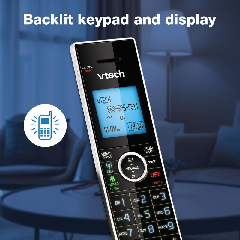 Tel&eacute;fono Inal&aacute;mbrico Vtech Connect To Cell Ds67... image number null
