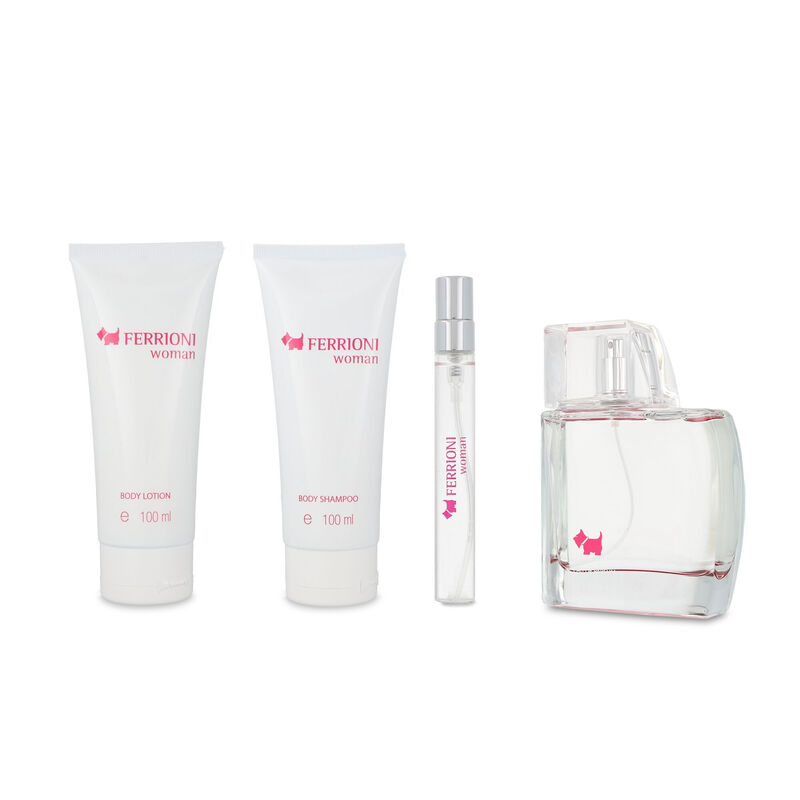 Set Ferrioni Woman 4pzs 100ml Edp Spray/body Lo... image number null