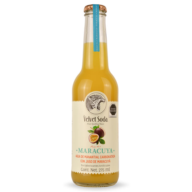 Velvet Maracuya Soda Agua T&oacute;nica botella 275 ml image number null