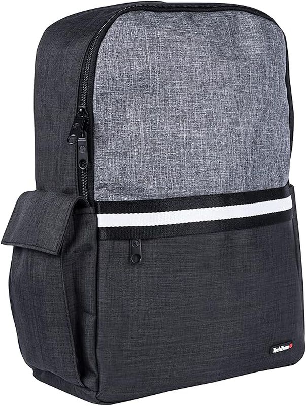 Mochila TechZone Negro con Gris Modelo GLAD Por... image number null