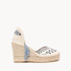 Alpargata de Cu&ntilde;a Alta Romero Azul Jeans