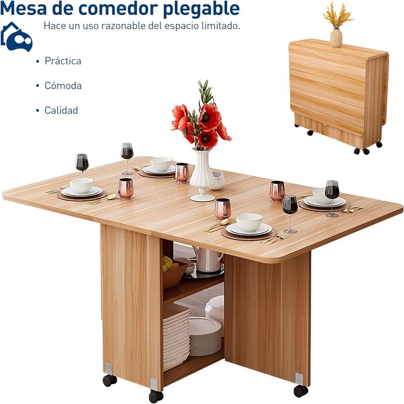 Mesa Plegable de Madera image number null