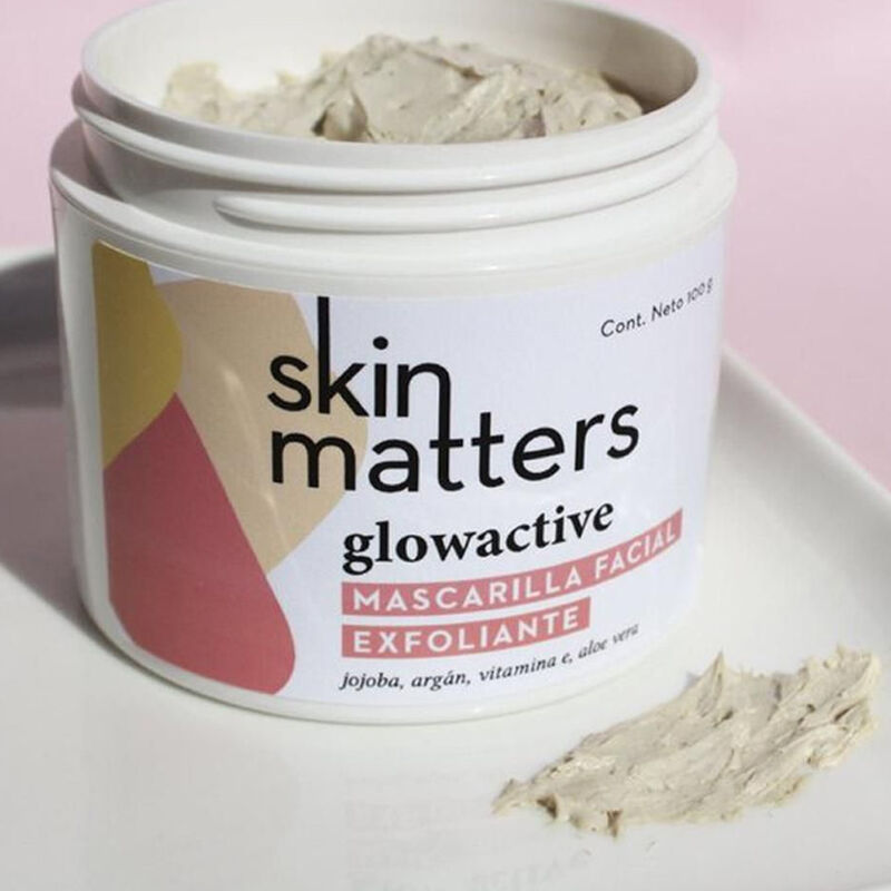 Mascarilla Facial Exfoliante Glowactive Skin Ma... image number null