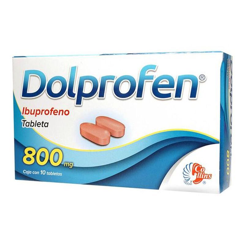 Dolprofen 800mg caja con 10 tabletas image number null