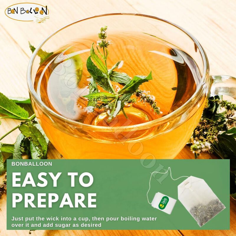 T&eacute; Bonballoon Isis Menta Piperita 75 g 50 Sobre... image number null