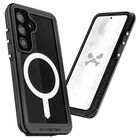 . Funda GHOSTEK Nautical para Samsung S25 PLUS Negro Transp contra agua