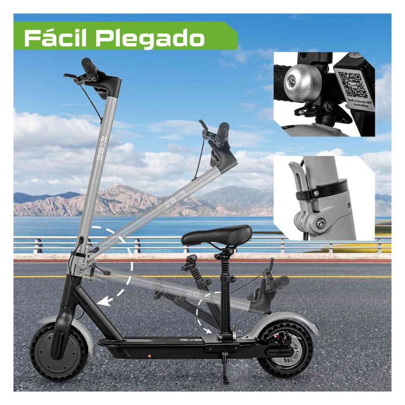 Scooter El&eacute;ctrico Vibex Asiento 30 Km/h App Gps... image number null