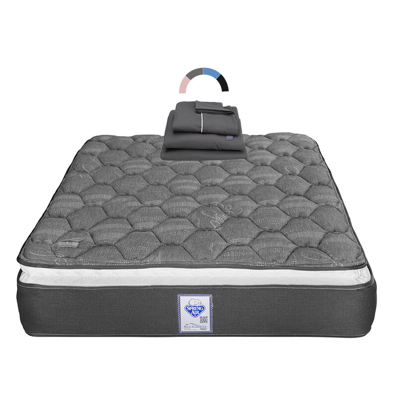 Colch&oacute;n Spring Air Aries King Size + Juego De S... image number null