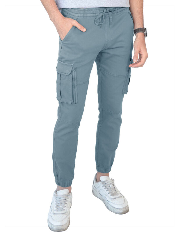 Pantalón Hombre Cintura Y Tobillo Ajustable Pre... image number null