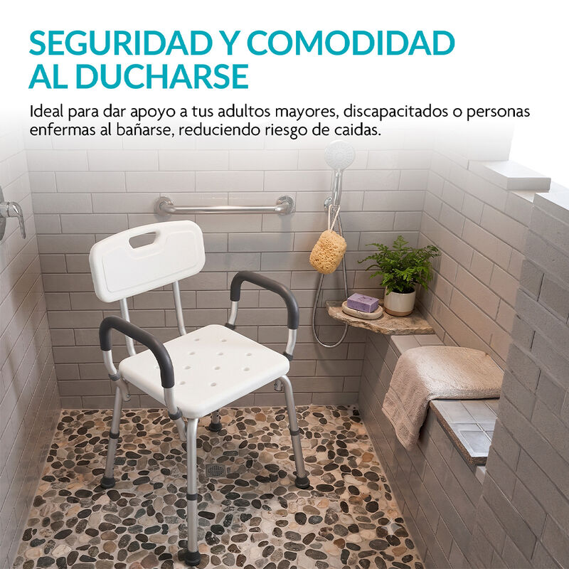 Silla para Ducha Antideslizante para Adultos Ma... image number null