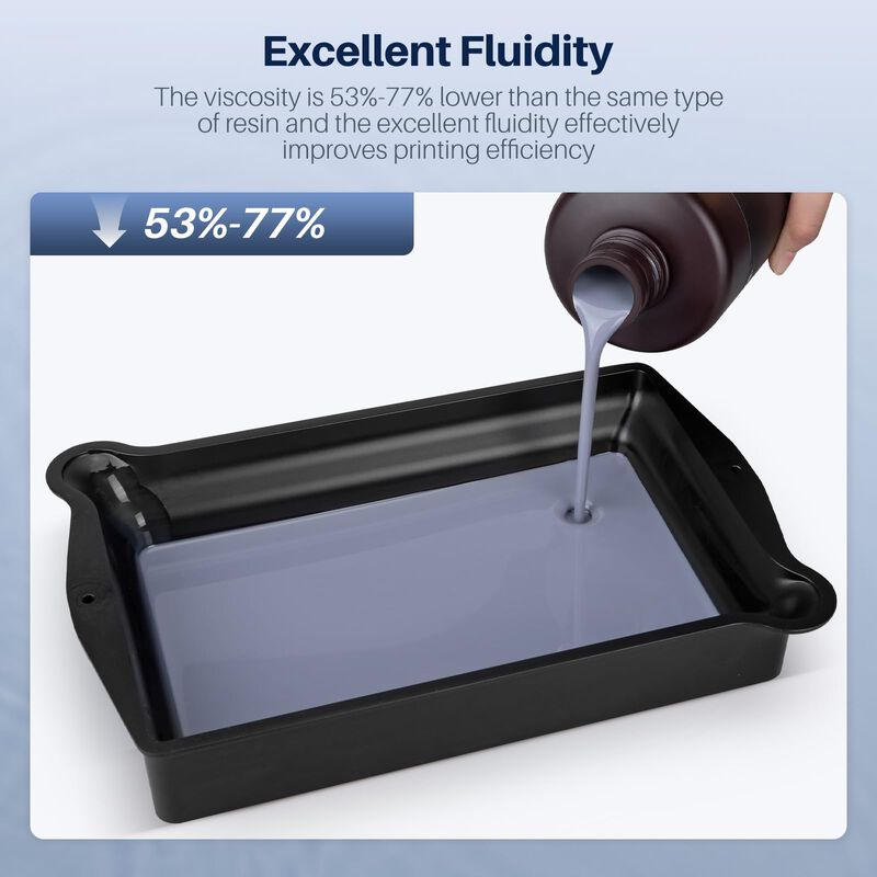 Resina 3d Elegoo Lavable Con Agua Tipo Abs Gris... image number null