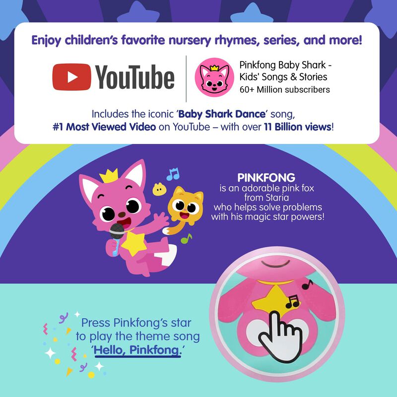 Peluche Cantante Pinkfong De 28 Cm Para Ni&ntilde;os P... image number null