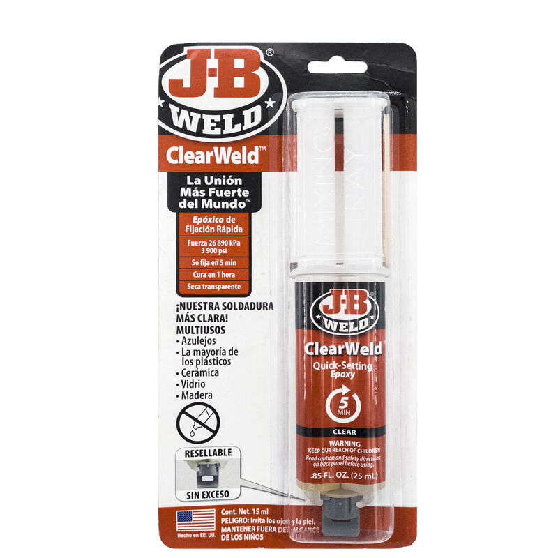 Sellador Epoxico Clearweld 50112 Jb Weld 25 Ml image number null