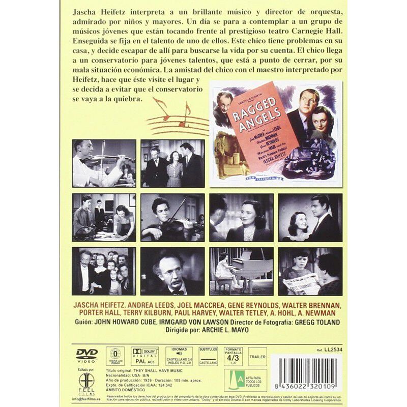 Rapsodia De Juventud (dvd) 1939: Tendr&aacute;n M&uacute;sica image number null