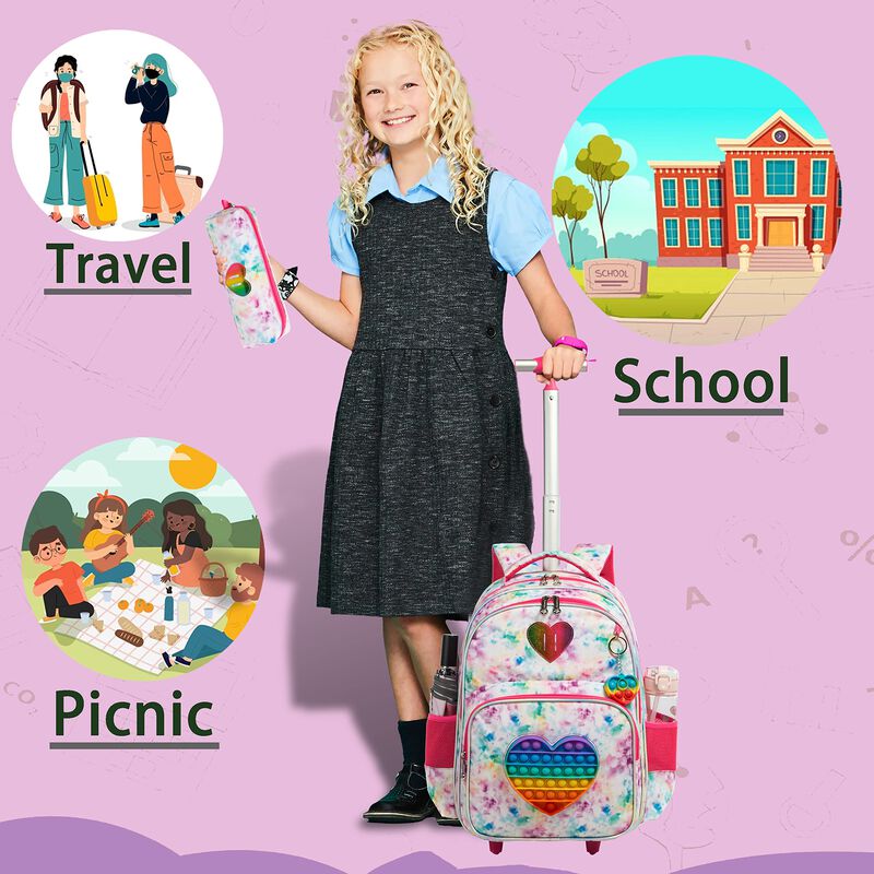 Mochila Enrollable Meetbelify Para Ni&ntilde;as Con Lo... image number null