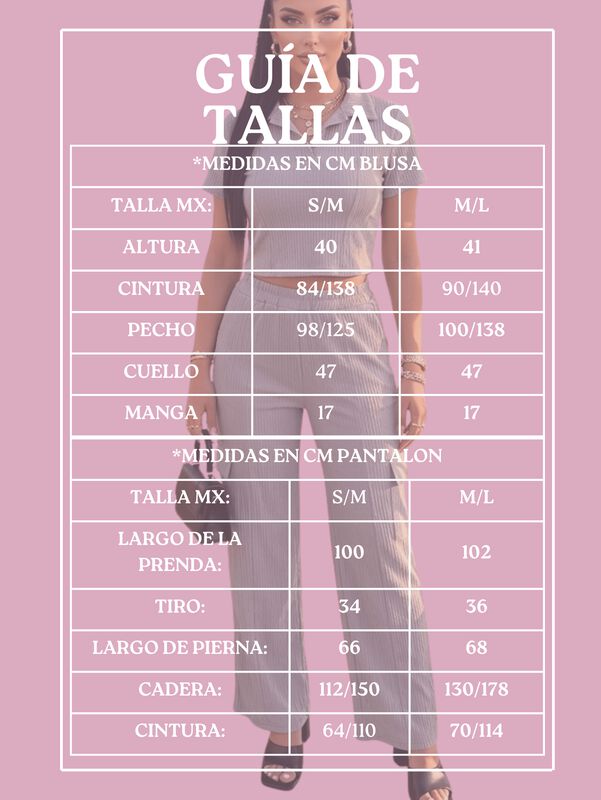 Conjunto 2 Piezas, Pantalon Amplio Y Blusa Mala... image number null