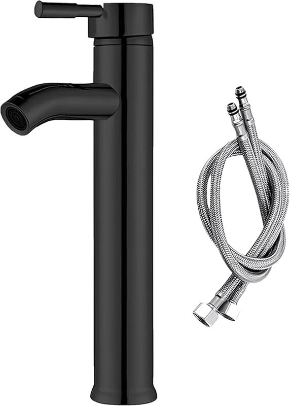 Grifo Monomando para Lavabo de Baño Negro image number null