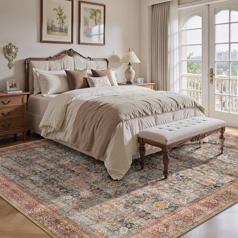 Alfombra Yarooge 203 x 254 cm Vintage Lavable R... image number null